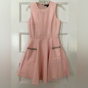 French Connection A-line Pink Dress Size 4